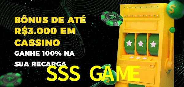 SSS GAME melhor bônus de depósito